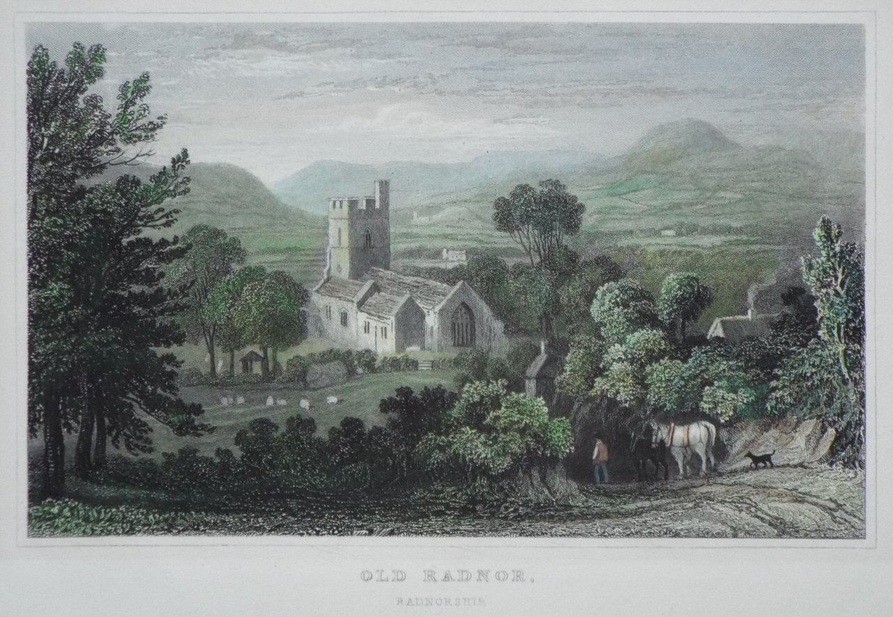 Print - Old Radnor. Radnorshire.